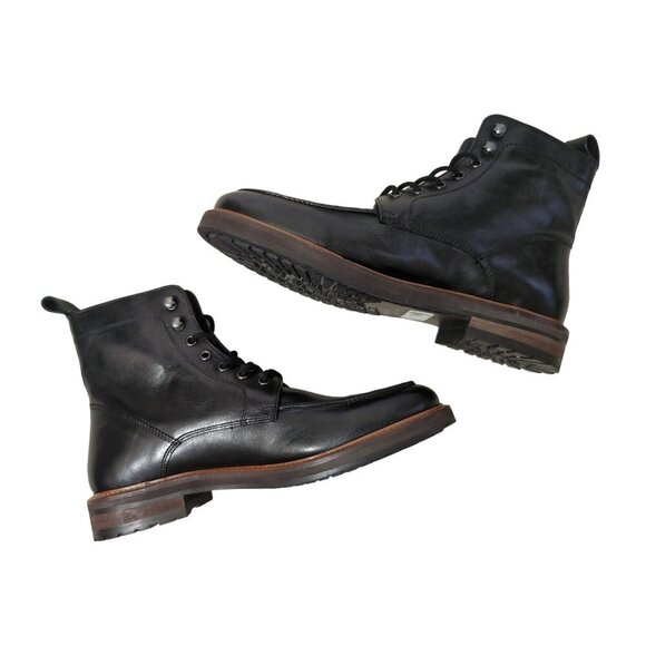 Express‎ Hiker Chukka Boot Mens 9 Black Leather Lace Up City Casual Modern main image 7